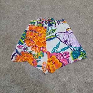 Summer Resort Boho Preppy Tropical Floral Vacation Walter Baker Shorts Small